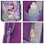 Mochila Escolar Infatil Stitch Lilás Angel Feminina Grande - Imagem 6