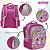 Mochila Passeio Escolar Angel Rosa Linda Feminina Estampada - Imagem 3