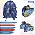 Kit Mochila Infantil Stitch Costas Lancheira Estojo Cor Azul - Imagem 6