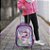 Mochila Infantil De Rodinhas Lilo E Stitch Angel Cor Roxo - Imagem 5