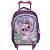Mochila Infantil De Rodinhas Lilo E Stitch Angel Cor Roxo - Imagem 1