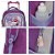 Mochila Infantil De Rodinhas Lilo E Stitch Angel Cor Roxo - Imagem 6