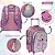 Mochila Infantil Feminina Angel Stitch Rodinha Alto Relevo - Imagem 3