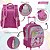 Mochila Infantil Stitch Angel Rodinhas Tam G Cor Rosa - Imagem 3