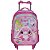Mochila Infantil Stitch Angel Rodinhas Tam G Cor Rosa - Imagem 1