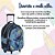 Mochila Infantil Escolar Com Rodinhas Stitch 3d Cor Azul - Imagem 2