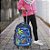 Mochila Infantil De Rodinhas Stitch Estampa Alto Relevo - Imagem 5