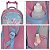 Mochila Infantil Rodinha Stitch Angel 3d Cor Rosa Creche - Imagem 6