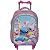 Mochila Infantil Rodinha Stitch Angel 3d Cor Rosa Creche - Imagem 1