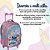Mochila Infantil Rodinha Stitch Angel 3d Cor Rosa Creche - Imagem 2