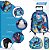 Kit Mochila Rodinha Lancheira Estojo Infantil Stitch 3d - Imagem 3