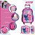 Kit Mochila Infantil De Rodinhas Stitch Lancheira Térmica - Imagem 3