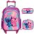 Kit Mochila Infantil De Rodinhas Stitch Lancheira Térmica - Imagem 1