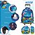 Kit Mochila Infantil Rodinha Stitch 3d Lancheira Estojo - Imagem 3