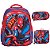 Kit Mochila Infantil Costas Homem Aranha 3d Reforçada - Imagem 1
