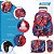 Kit Mochila Infantil Homem Aranha Rodinha 3d Resistente - Imagem 3