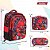 Kit Mochila Infantil Homem Aranha Costas 3d Volta Aulas - Imagem 4