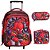 Kit Mochila Infantil Rodinha Homem Aranha Grande 3 Peças - Imagem 1