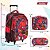 Kit Mochila Infantil Rodinha Homem Aranha Grande 3 Peças - Imagem 4