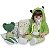 Boneco Reborn Bebê Menino Sapinho 46cm Com Pelúcia E Itens - Imagem 1