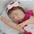 Boneca Bebê Reborn Realista Lívia Fio A Fio Roupa Ursinho - Imagem 5