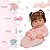 Boneca Reborn Realista Larinha 43cm Com 14 Acessórios - Imagem 4