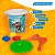 Brinquedo Infantil Kit Praia Baldinho Moana Com Acessorios - Imagem 4