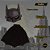 Kit Conjunto Máscara E Capa Batman Fantasia Criança Herói - Imagem 3