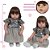 Bebê Reborn Boneca Silicone 46cm Com Lindos Itens Pode Banho - Imagem 6