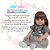 Bebê Reborn Boneca Silicone 46cm Com Lindos Itens Pode Banho - Imagem 2