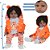 Boneco Bebê Reborn Menino Cabelo Cacheado Raposinha 46cm - Imagem 6