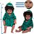 Boneco Reborn Realista Negro Cabelo Cacheado 46cm Jacaré - Imagem 6