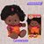 Boneca Milena Negra Com Cabelo Cacheado Turma Da Mônica - Imagem 4