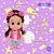 Boneca Maria Clara 25cm Youtuber Infantil 1040 Baby Brink - Imagem 3