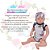 Boneco Bebe Reborn Menino 48cm Corpo De Silicone Acessórios - Imagem 2