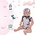 Boneco Bebe Reborn Realista Silicone 48cm Menino + Itens - Imagem 4