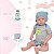 Bebe Reborn Realista Menino Abigail Jacarezinho Acessórios - Imagem 4