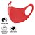 1 Máscara Laváveis Reutilizável Vermelha Cuidado Pessoal - Imagem 3