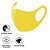 1 Máscara Laváveis Reutilizável Amarela Cuidado Pessoal - Imagem 3