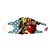 3 Máscaras Lavável Infantil Marvel Vingadores Neoprene Azul - Imagem 9