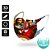 3 Máscaras Lavável Infantil Marvel Vingadores Neoprene Azul - Imagem 2