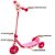 Brinquedo Infantil Patinete 3 Rodas Groovy Rosa Bel Fix - Imagem 2