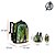 Kit Mochila Infantil Escolar Incrível Hulk Marvel De Costas - Imagem 3