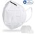 Kit 50 Máscaras Descartáveis KN95 PFF2 Branca com Clip Nasal - Imagem 1
