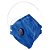50 Máscaras Descartáveis com Respirador KN910 PFF2 Azul - Imagem 6