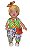 Roupa para Boneca - Kit Jardineira Corujinha - Veste Bonecas tipo Baby Alive - Cantinho da Boneca - Imagem 1