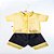Roupa para Boneca - Conjunto Short e Camisa Xadrez - Cantinho da Boneca - Imagem 1