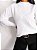 Blusa Fashion Tricot Trançada Branca - Imagem 1