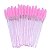 ESCOVINHAS DE CÍLIOS ROSA GLITTER (50 UNIDADES) - Imagem 1