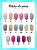 ESMALTE EM GEL REAL LOVE REFLETIVO GLITTER DIAMANTADO 10ml - Imagem 2